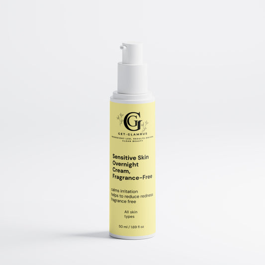 Sensitive Skin Overnight Cream, Fragrance-Free