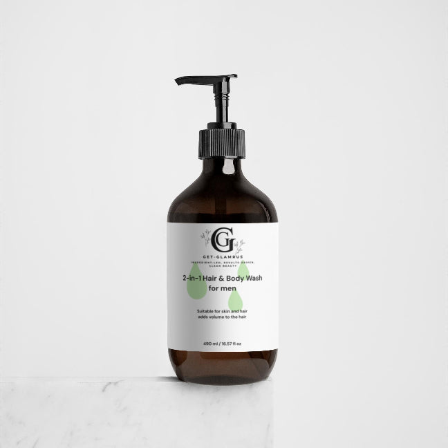 2-in-1 Hair & Body Wash for Men - Volumising Shampoo & Cleanser