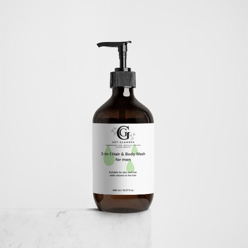 2-in-1 Hair & Body Wash for Men - Volumising Shampoo & Cleanser