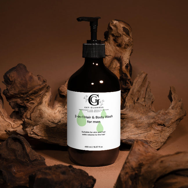 2-in-1 Hair & Body Wash for Men - Volumising Shampoo & Cleanser
