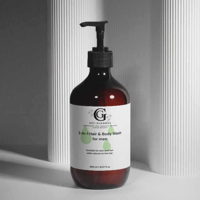 2-in-1 Hair & Body Wash for Men - Volumising Shampoo & Cleanser