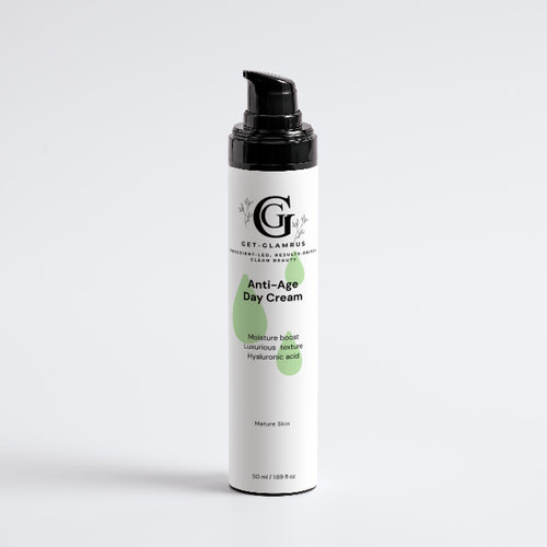 Anti-Age Day Cream - Hyaluronic Acid Moisturiser for Mature Skin (Black Bottle)