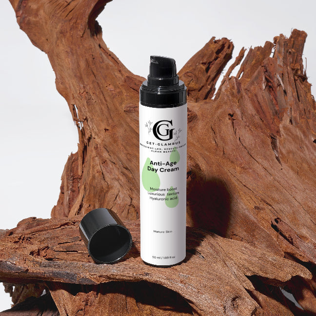 Anti-Age Day Cream - Hyaluronic Acid Moisturiser for Mature Skin (Black Bottle)