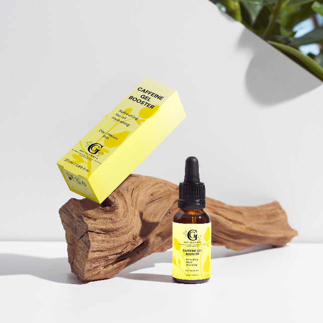 Caffeine Gel Booster for Under-Eye Fatigue & Dark Circles | Anti-Aging Serum (Dropper Bottle)