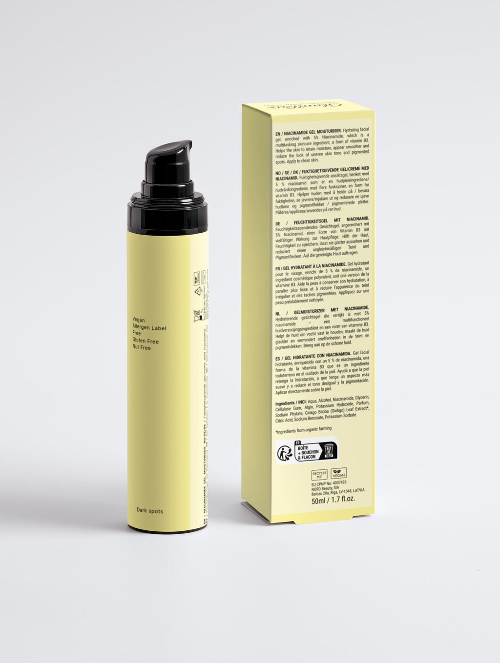 Niacinamide Gel Moisturiser (Black Bottle)