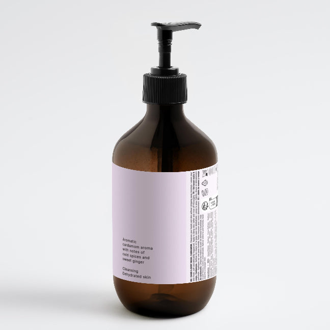 Hand & Body Wash, Ginger & Smoky Cardamom (Amber Boston)
