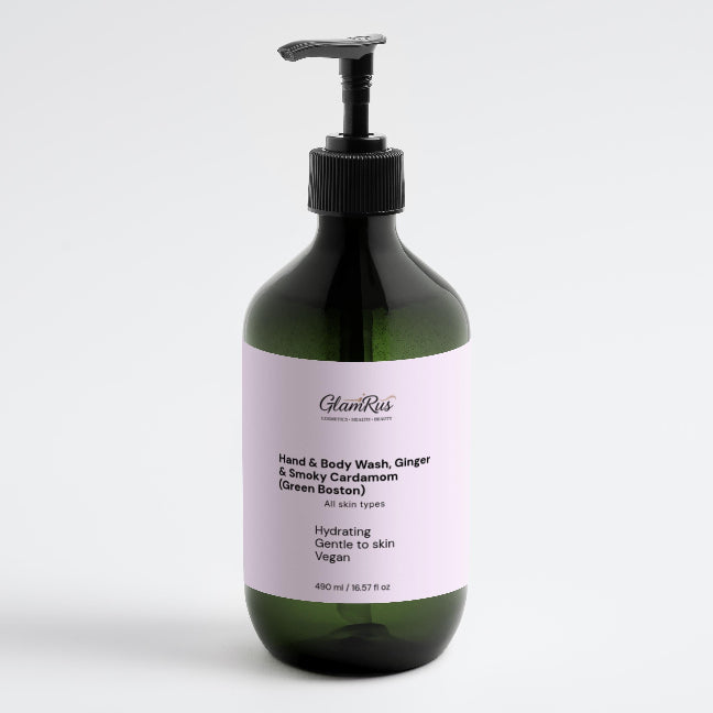 Hand & Body Wash, Ginger & Smoky Cardamom (Green Boston)