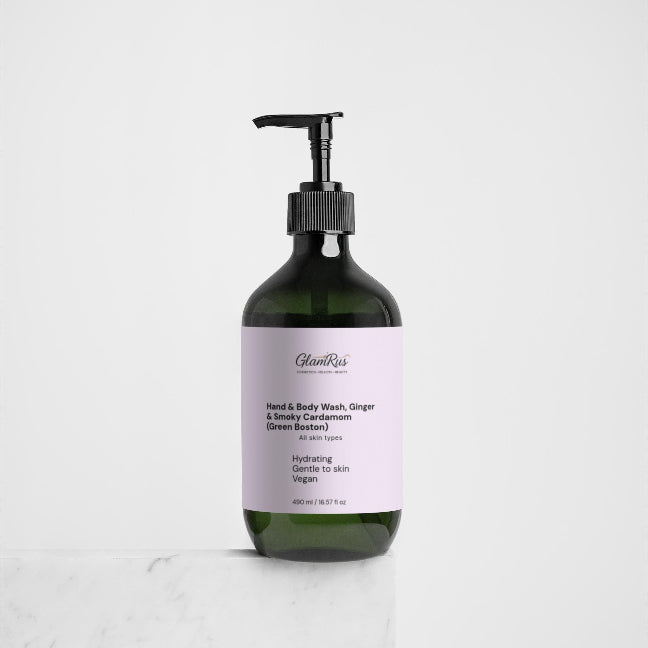 Hand & Body Wash, Ginger & Smoky Cardamom (Green Boston)