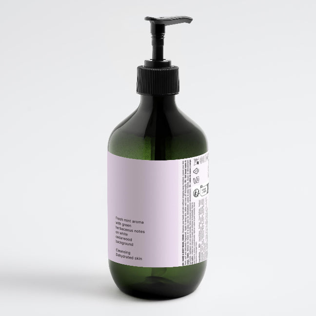 Hand & Body Wash, Peppermint & Dark Cedar (Green Bottle)