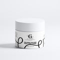 "get-Glamrus" jar of Icelandic Volcano Face & Body Scrub on a white countertop with white background