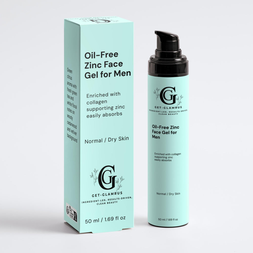 Oil-Free Zinc Face Gel for Men
