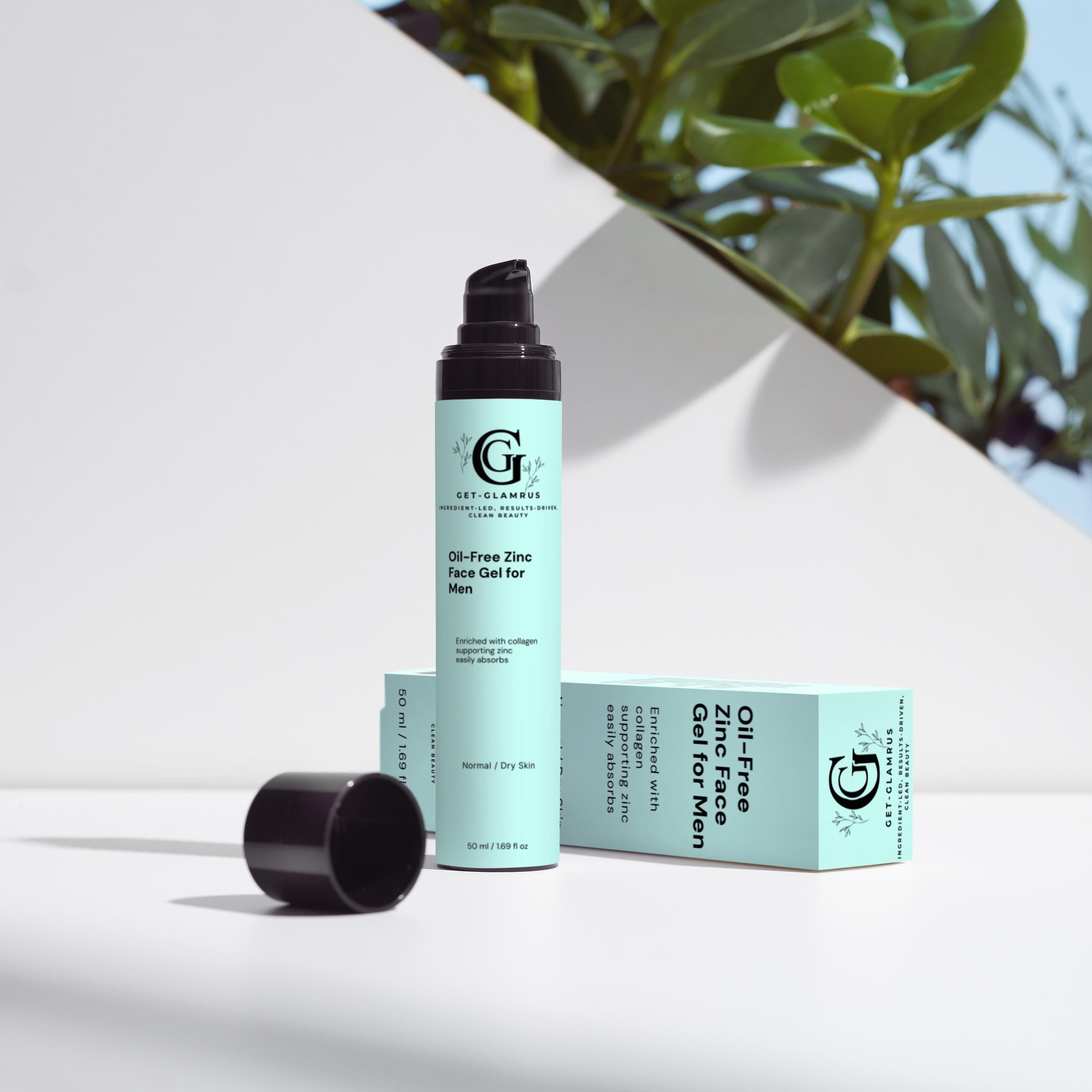 Oil-Free Zinc Face Gel for Men