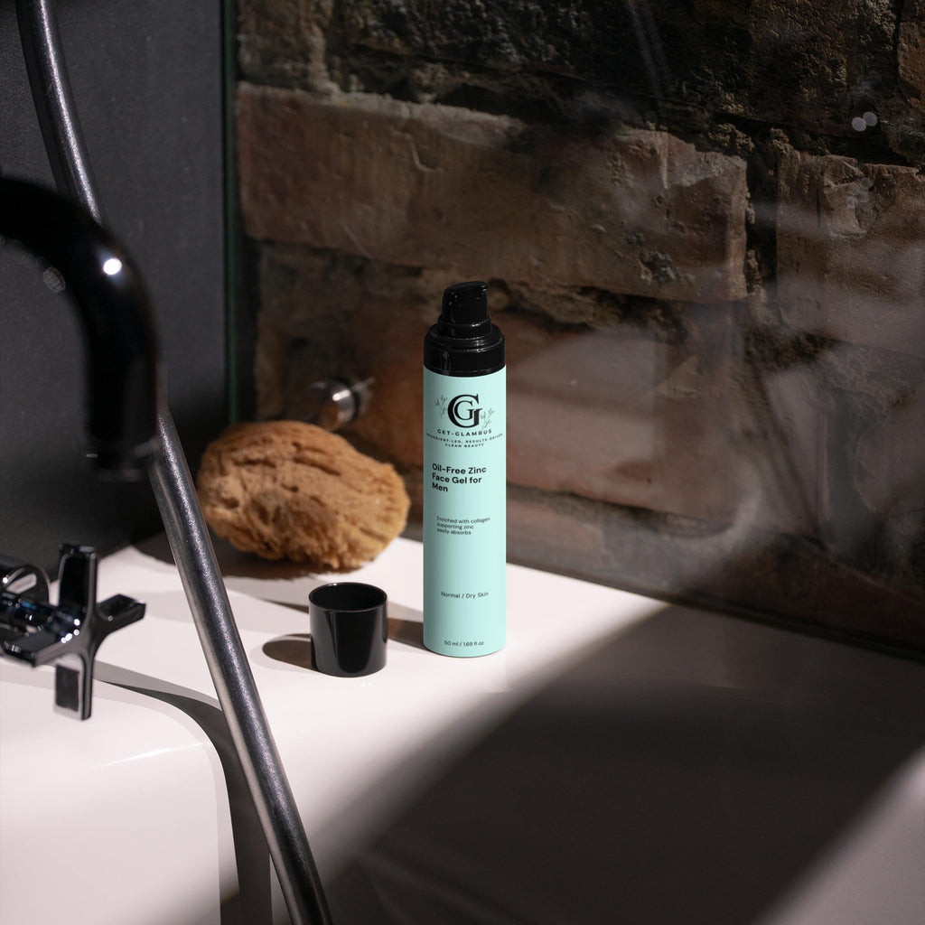 Oil-Free Zinc Face Gel for Men